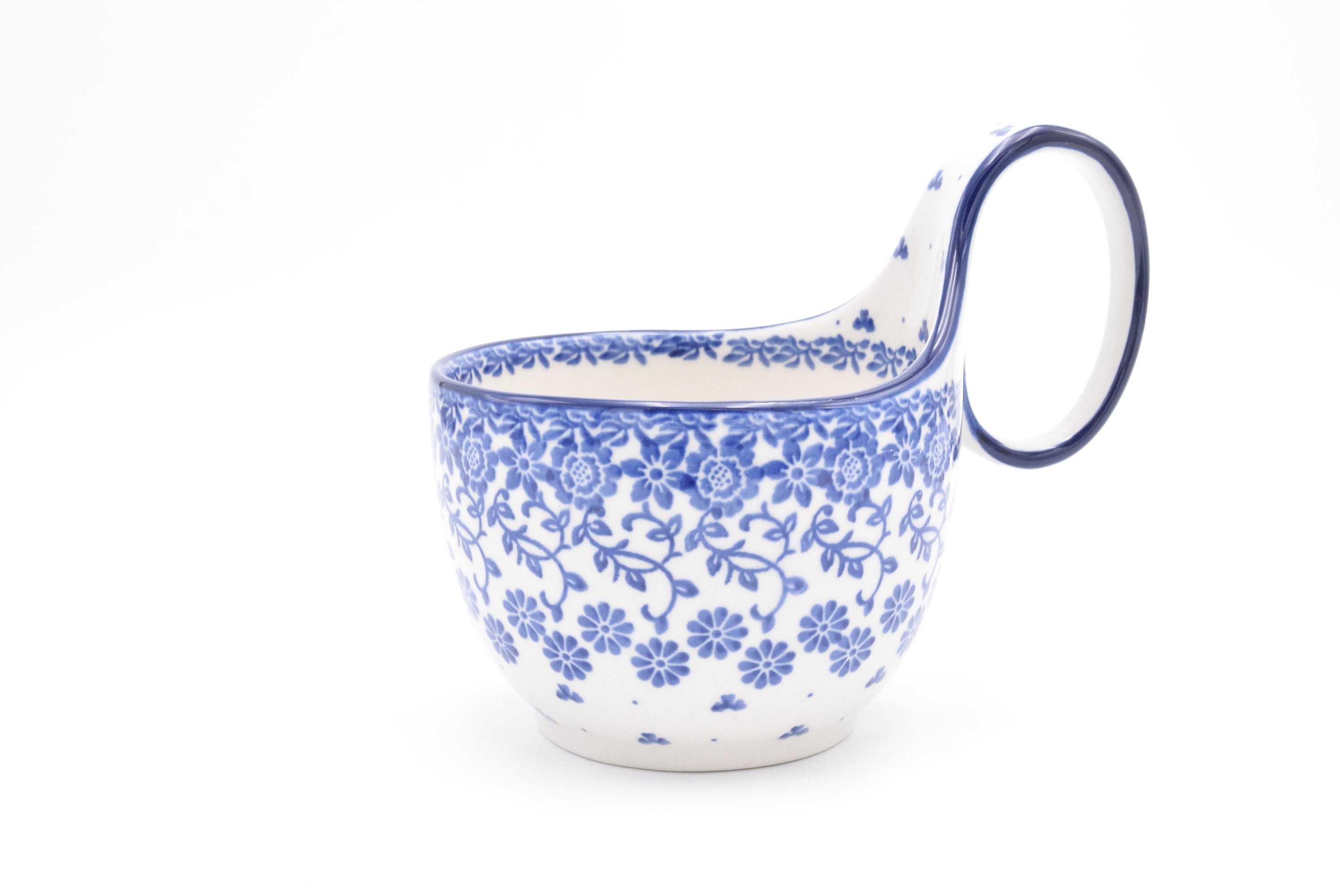 845 Bunzlau Waterscoop 2766 - Blij Blauw Bunzlau