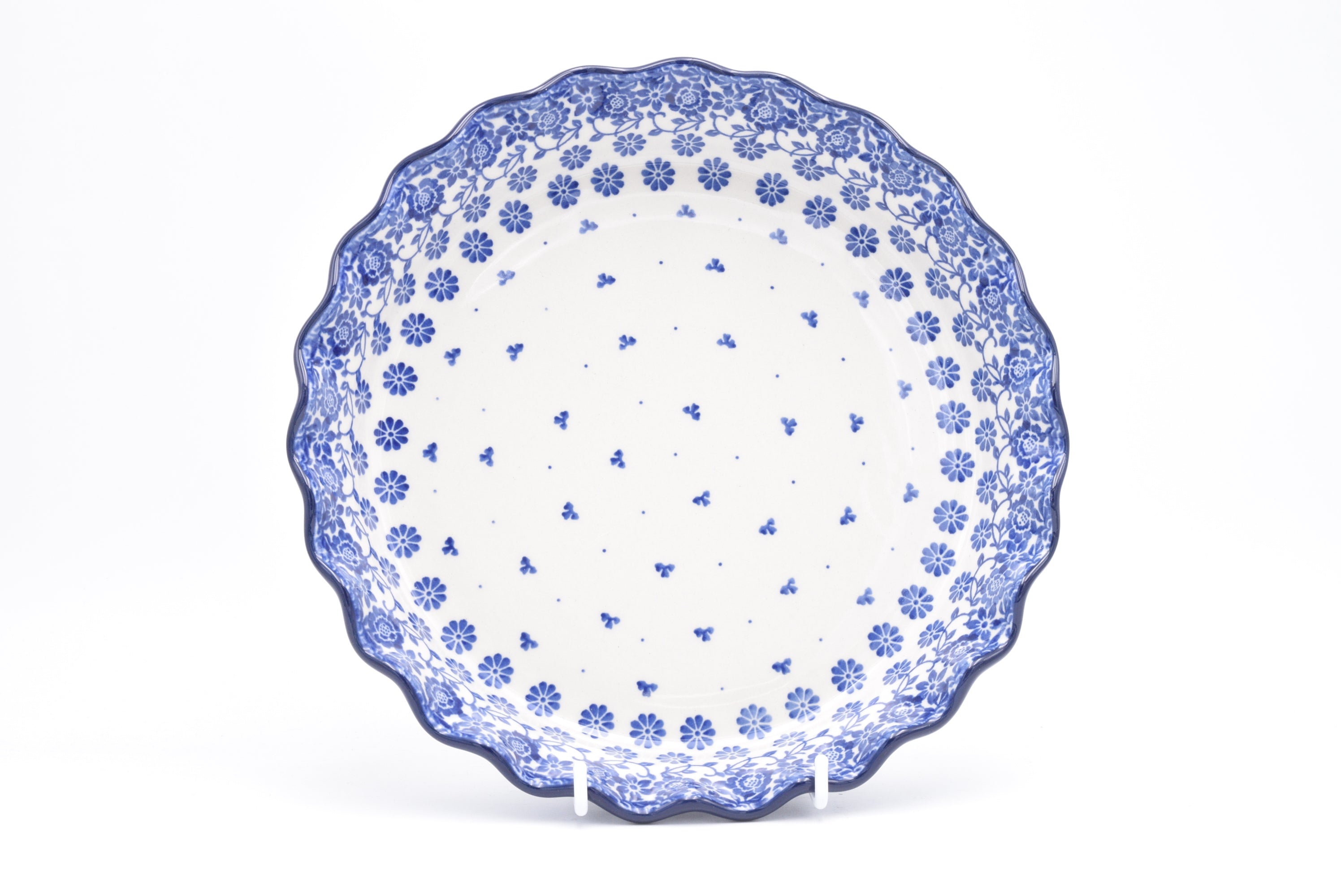 636 Bunzlau Ovenschaal 2766 - Blij Blauw Bunzlau