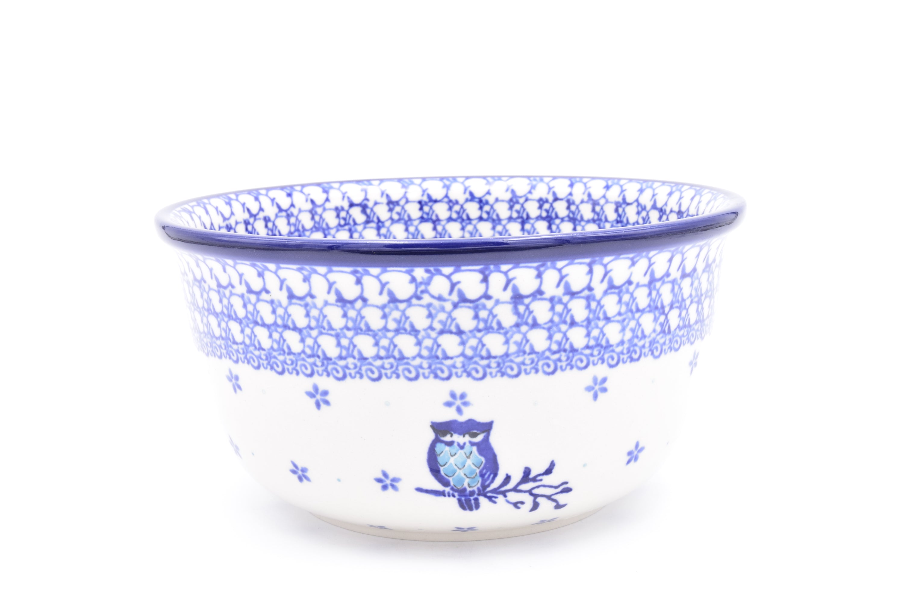 212 Bunzlau Diepe schaal 2796 - Blij Blauw Bunzlau