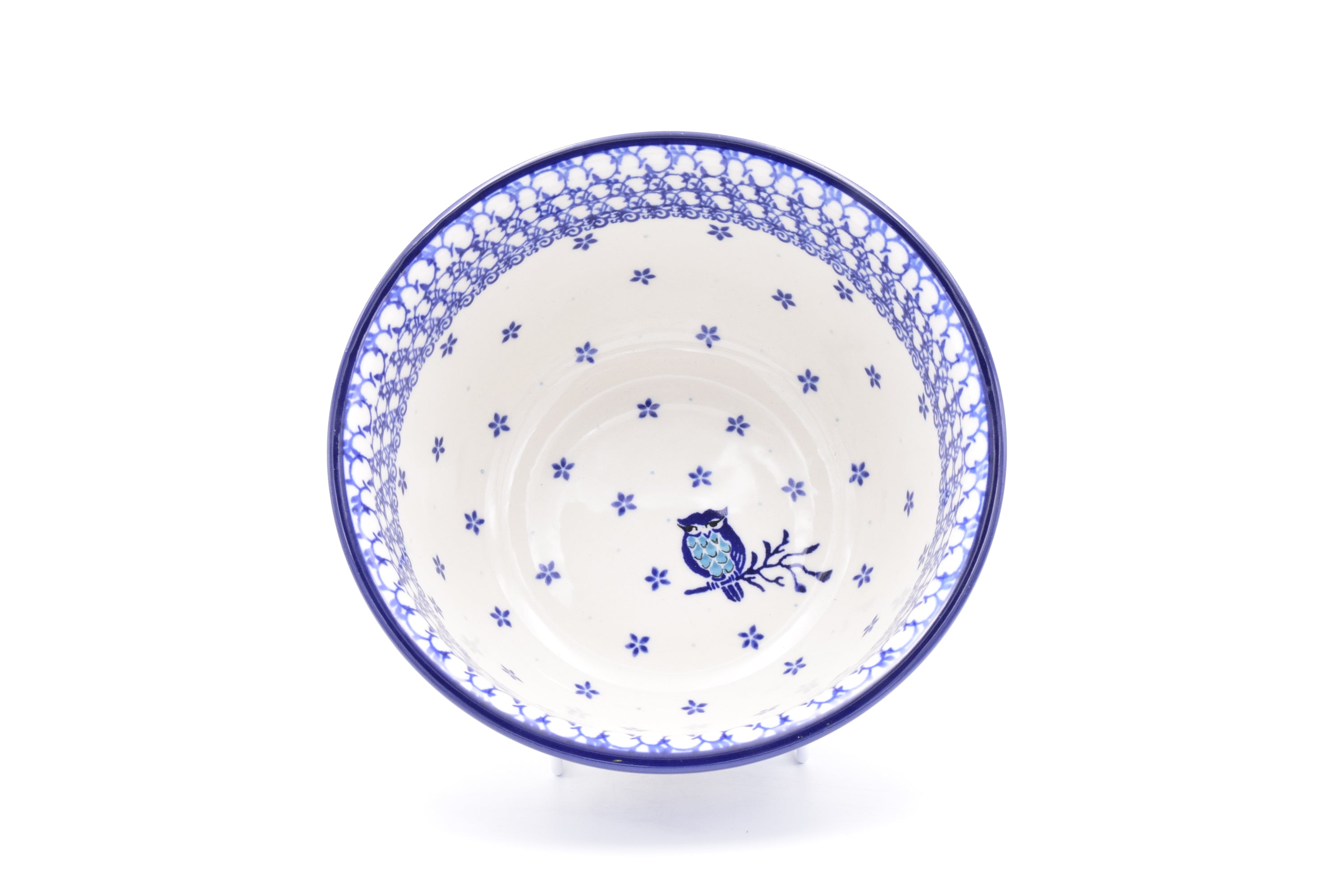 212 Bunzlau Diepe schaal 2796 - Blij Blauw Bunzlau