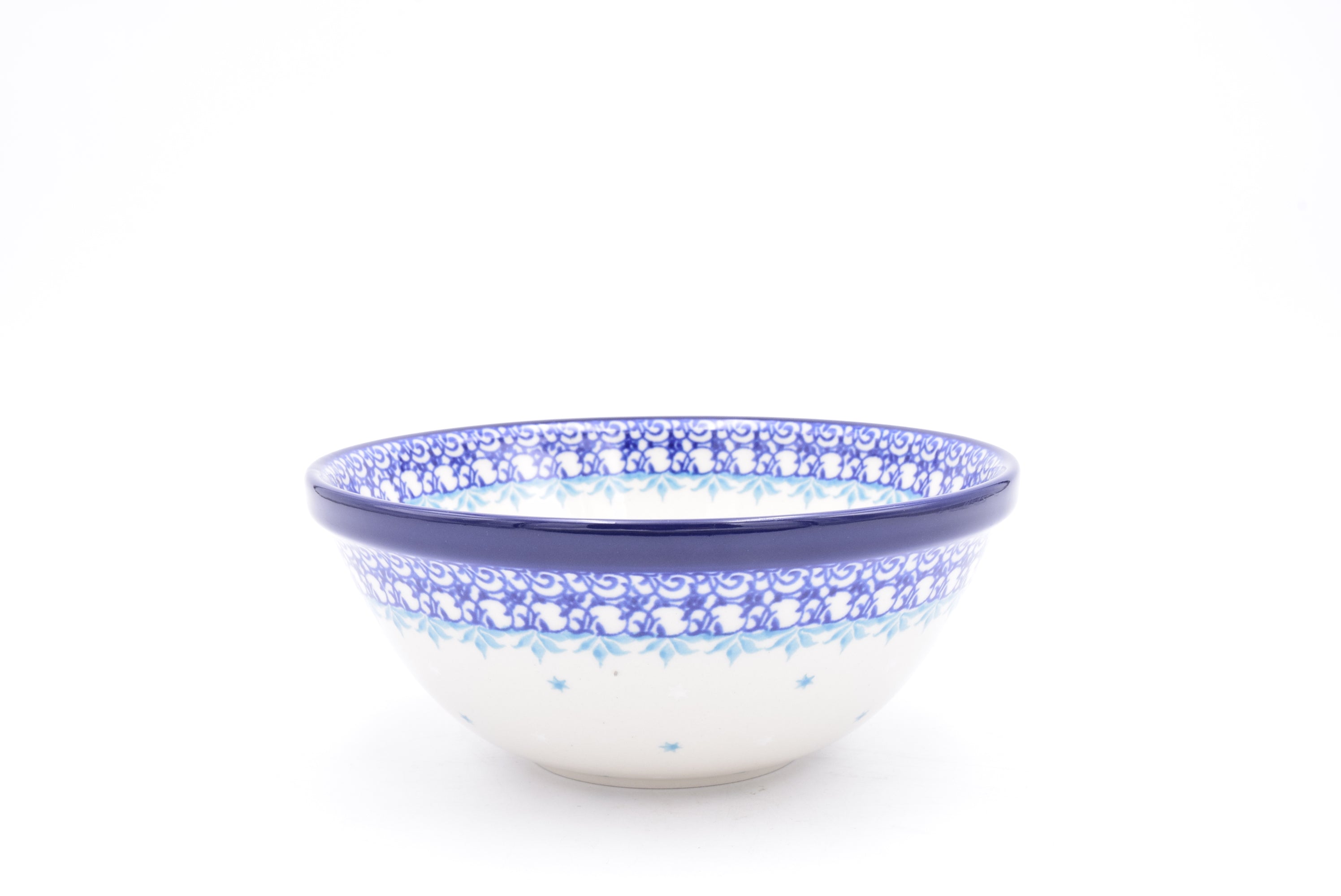 058 Bunzlau Nestschaal 2798 - Blij Blauw Bunzlau