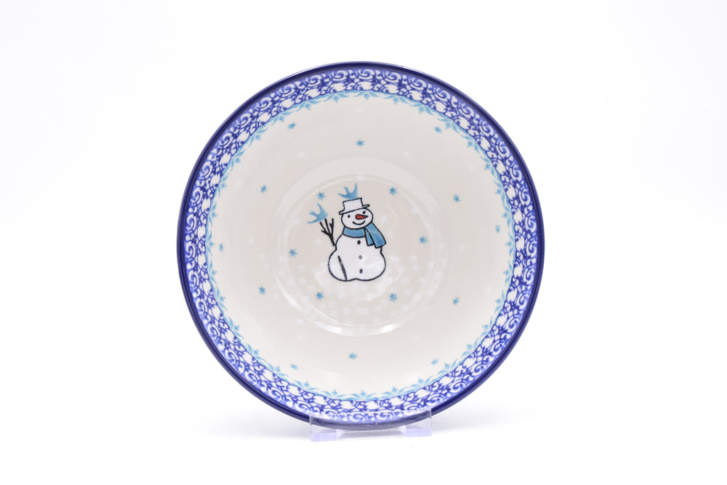 058 Bunzlau Nestschaal 2798 - Blij Blauw Bunzlau