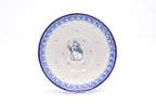 058 Bunzlau Nestschaal 2798 - Blij Blauw Bunzlau