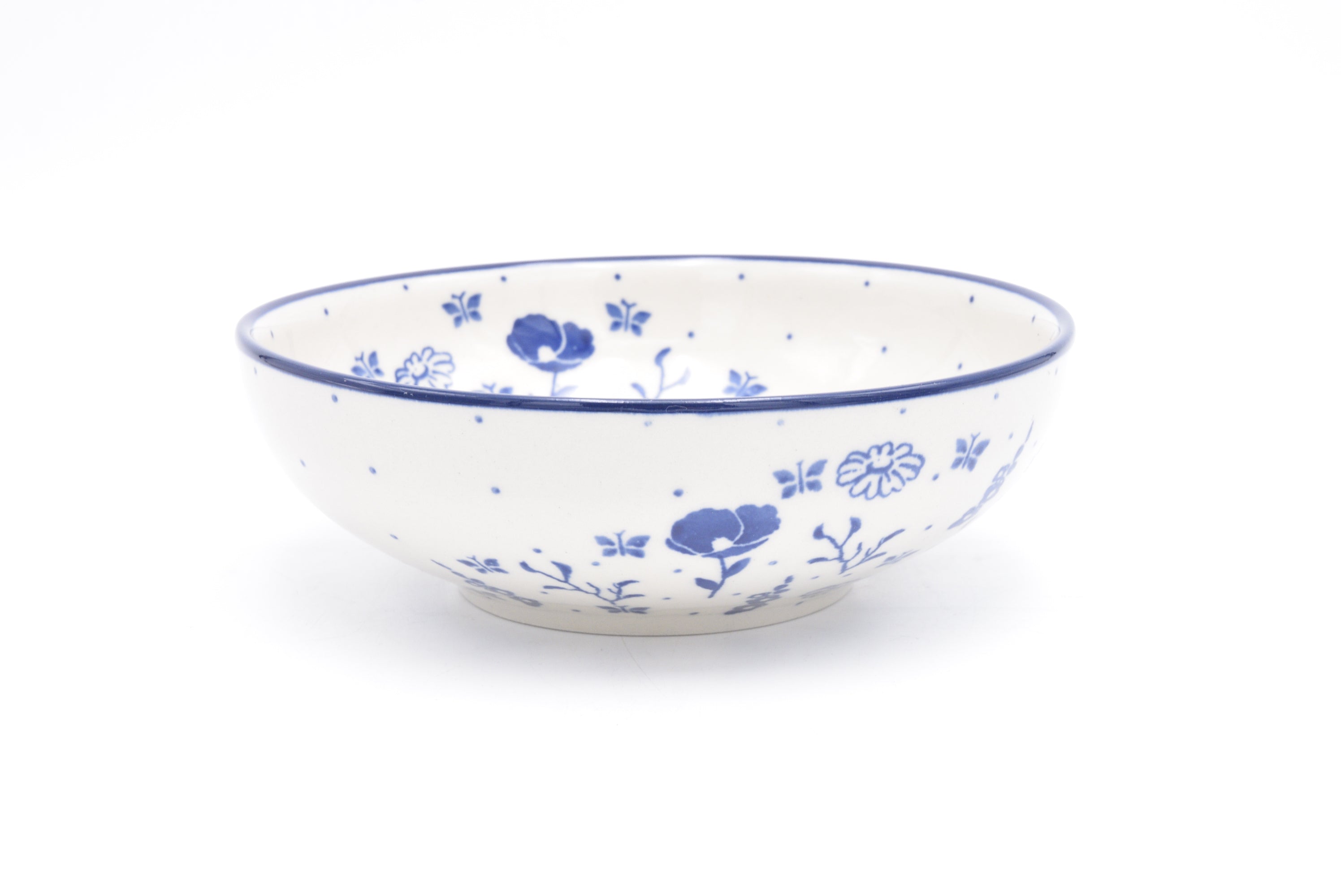 B90 Bunzlau Schaaltje laag 2888 - Blij Blauw Bunzlau