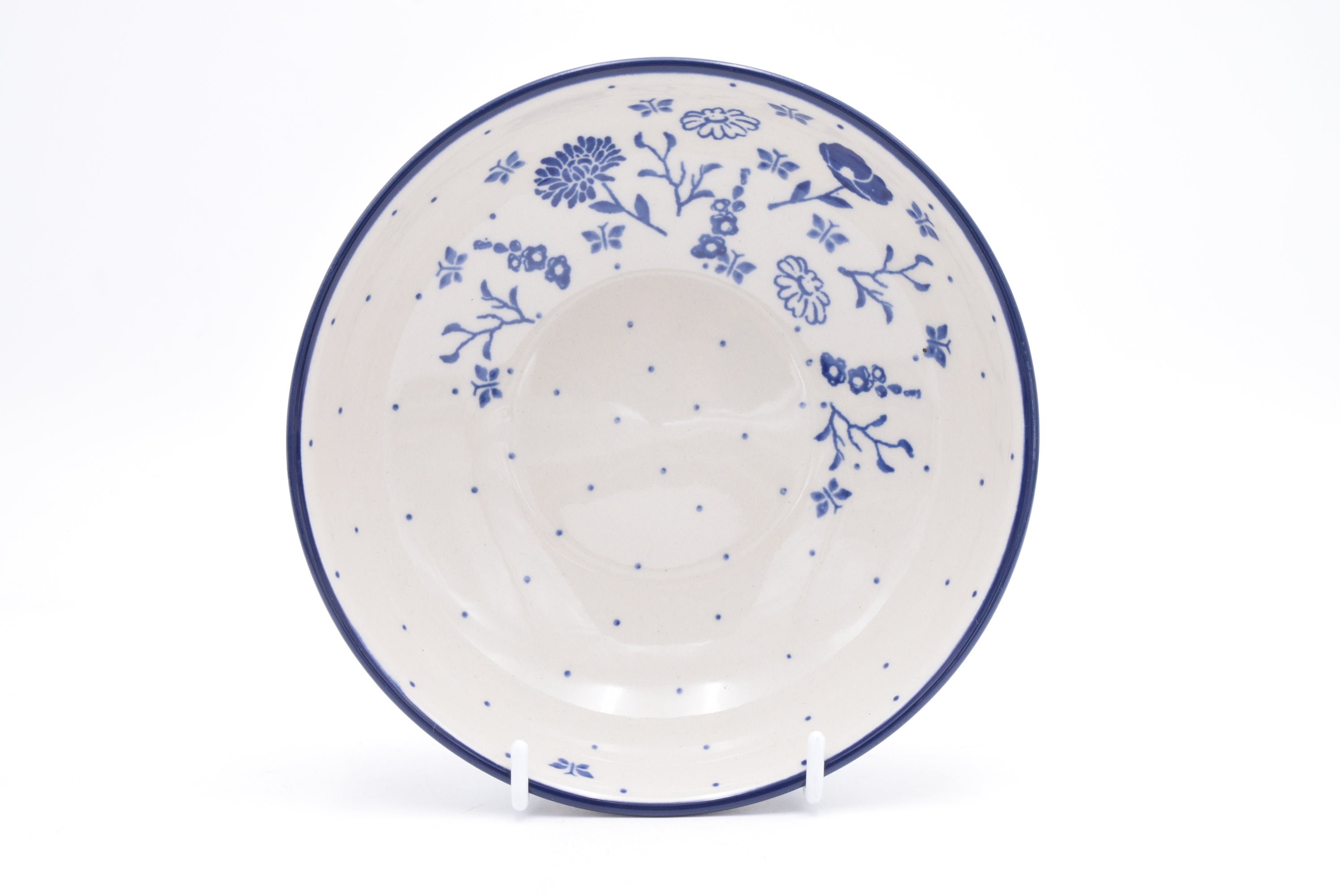 B90 Bunzlau Schaaltje laag 2888 - Blij Blauw Bunzlau