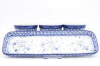 290 Bunzlau Kruidenpotjes 2896 - Blij Blauw Bunzlau