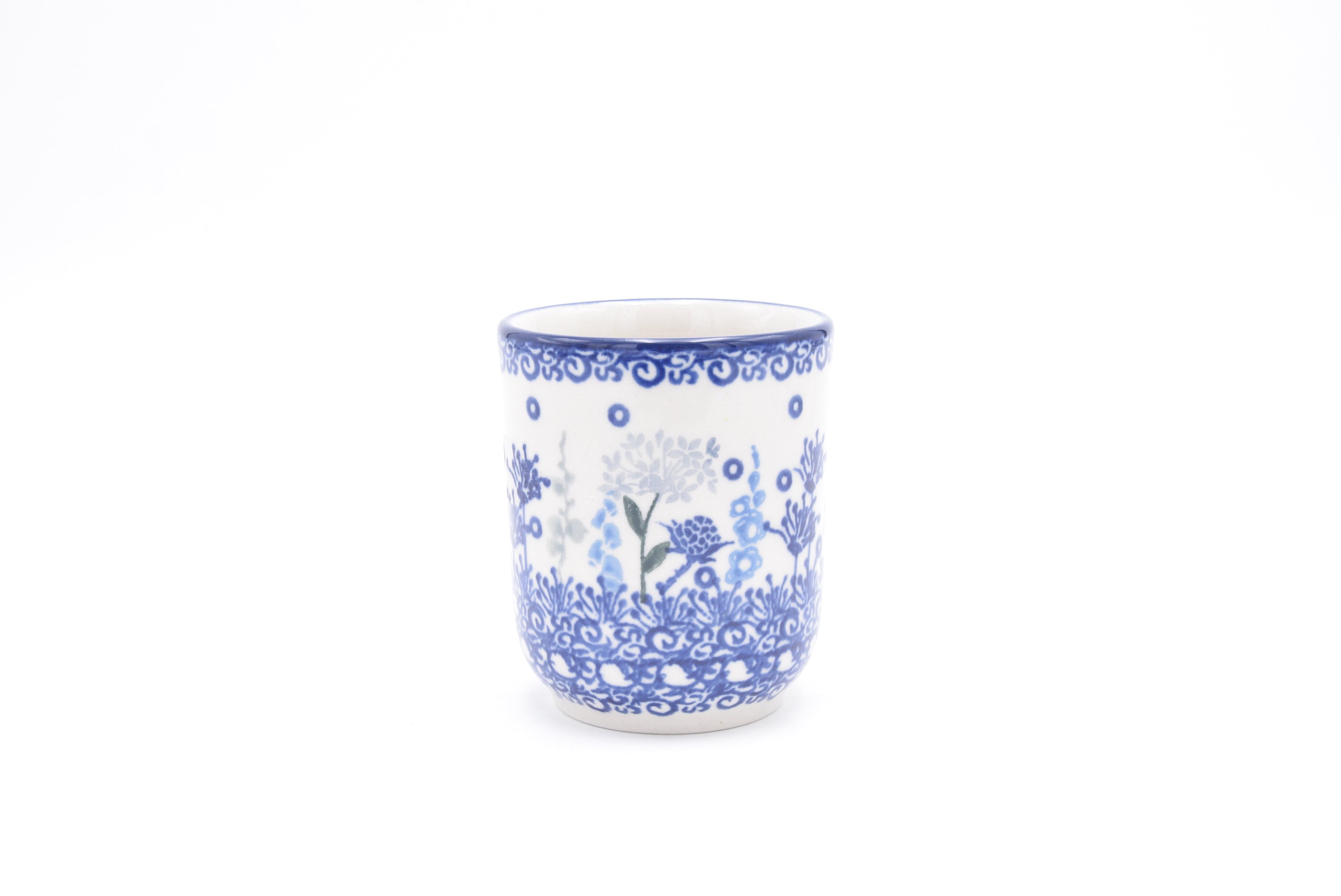 728 Bunzlau beker 2896 - Blij Blauw Bunzlau