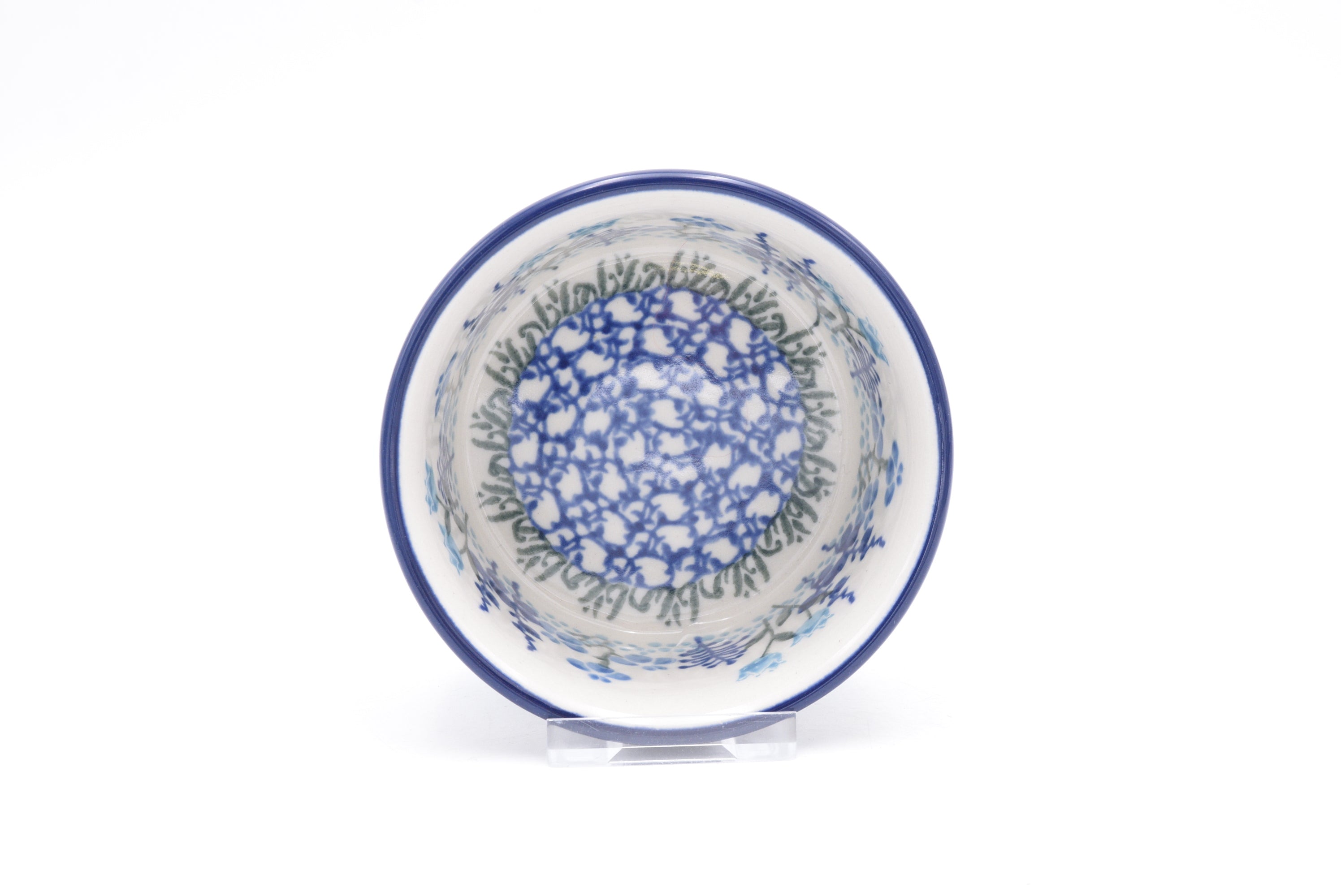 409 Bunzlau Schaaltje Soufflé 2898 - Blij Blauw Bunzlau