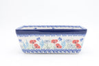 603 Bunzlau Cakevorm 2901 - Blij Blauw Bunzlau