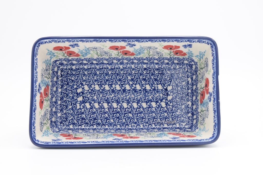 603 Bunzlau Cakevorm 2901 - Blij Blauw Bunzlau