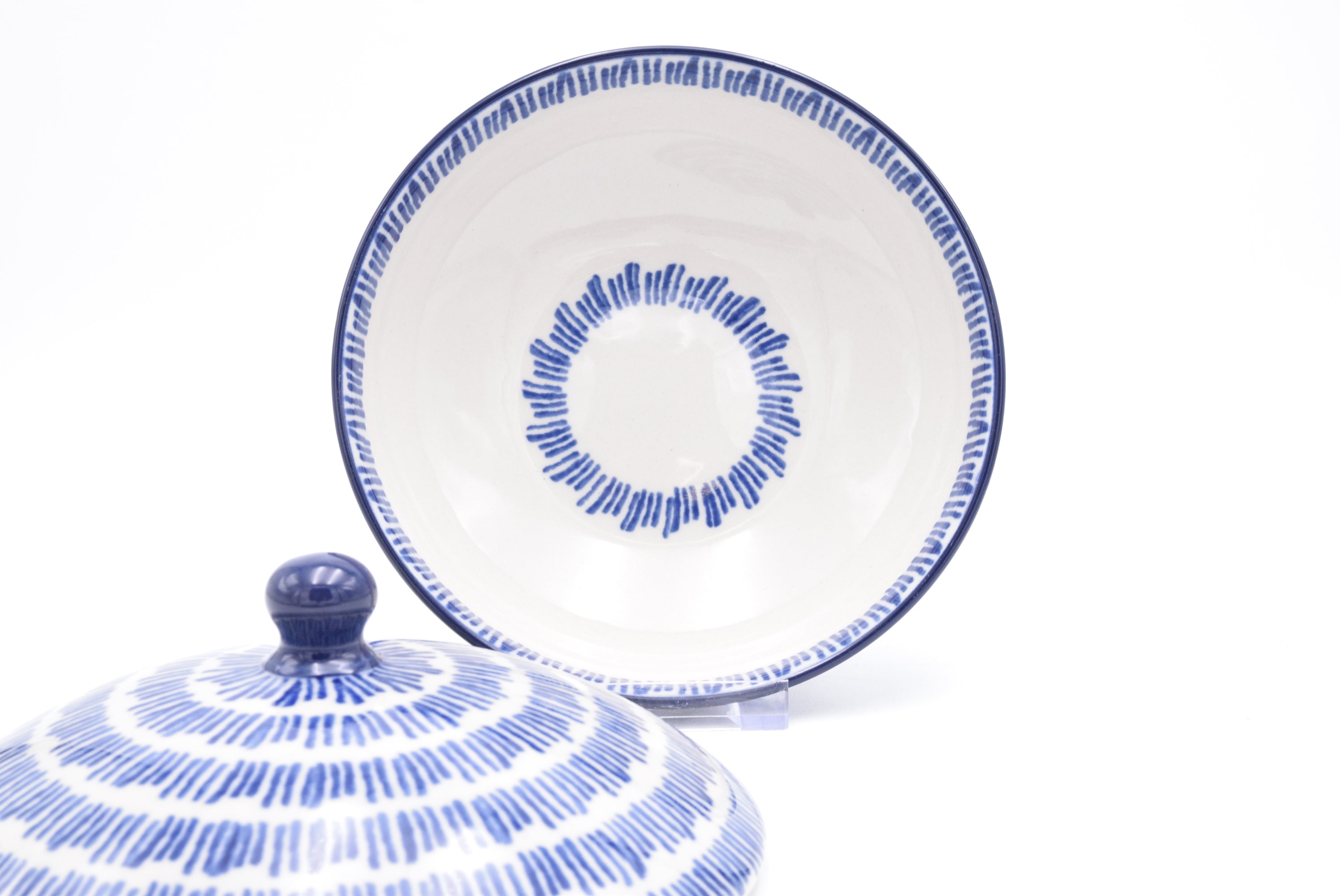 C55 Bunzlau Bonbonnière 2972 - Blij Blauw Bunzlau
