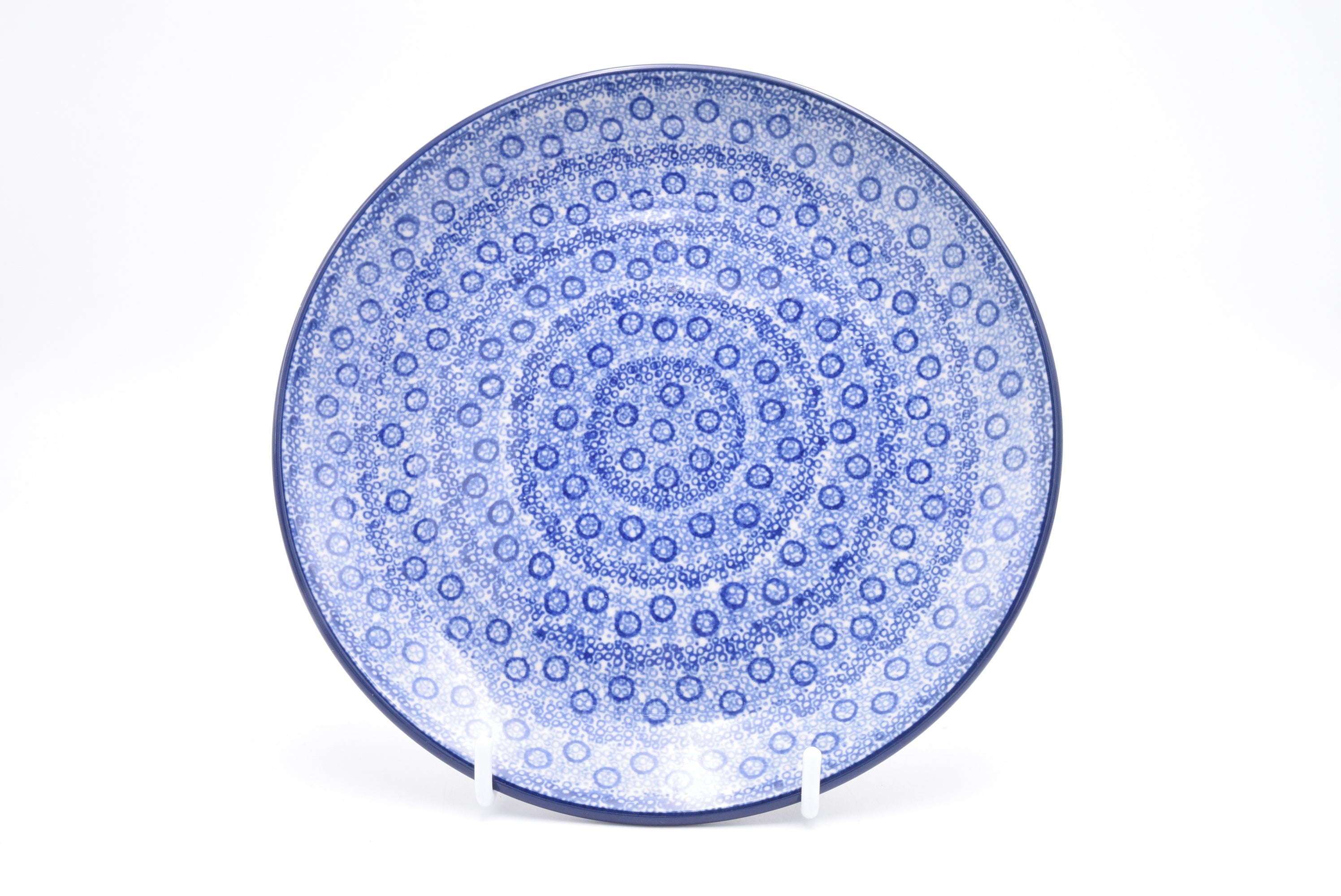 086 Bunzlau Ontbijtbord ..2? - Blij Blauw Bunzlau