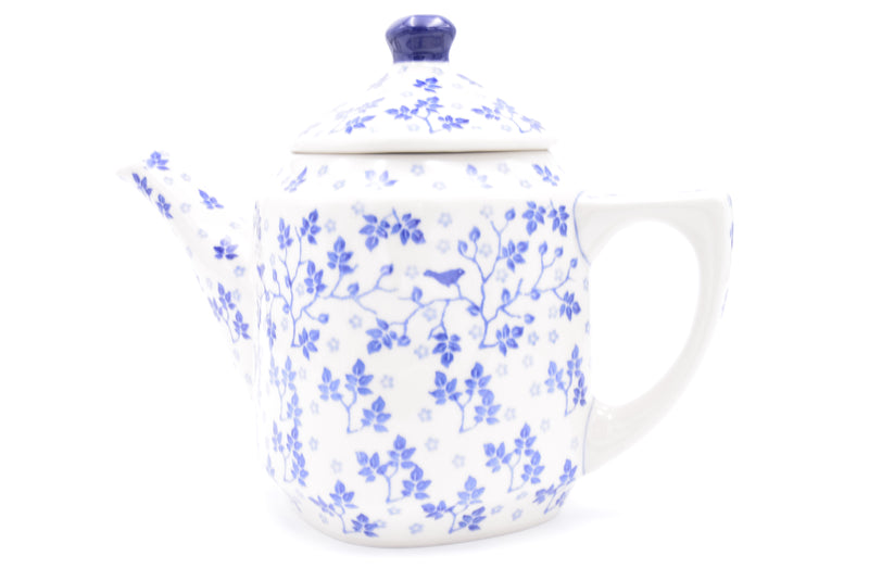 F94 Bunzlau Thee/koffiepot 3206 - Blij Blauw Bunzlau