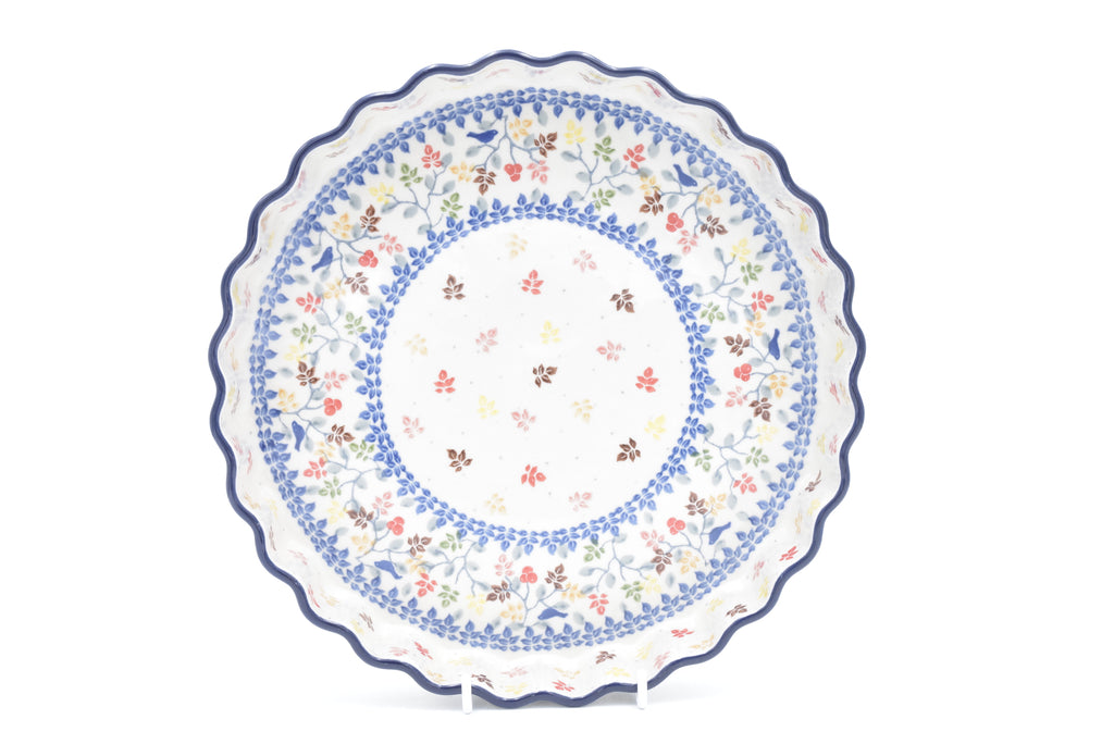 D77 Bunzlau Ovenschaal 3208 - Blij Blauw Bunzlau