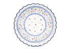D77 Bunzlau Ovenschaal 3208 - Blij Blauw Bunzlau