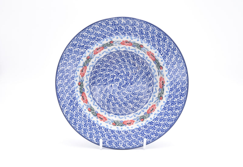 E70 Bunzlau soepbord 3214 - Blij Blauw Bunzlau