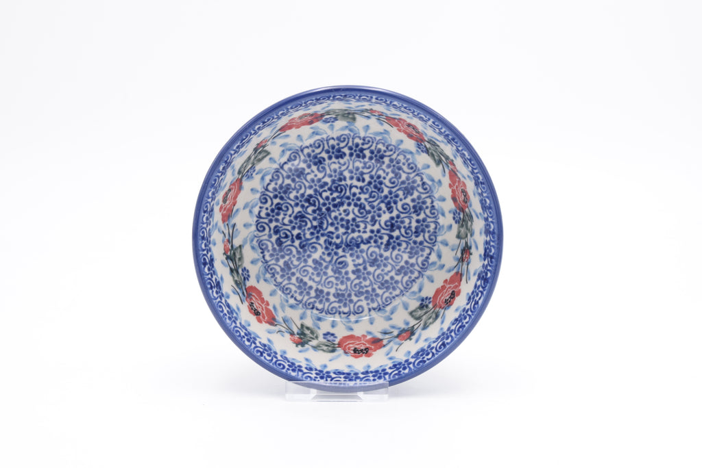 017 Bunzlau Ricebowl  3214 - Blij Blauw Bunzlau