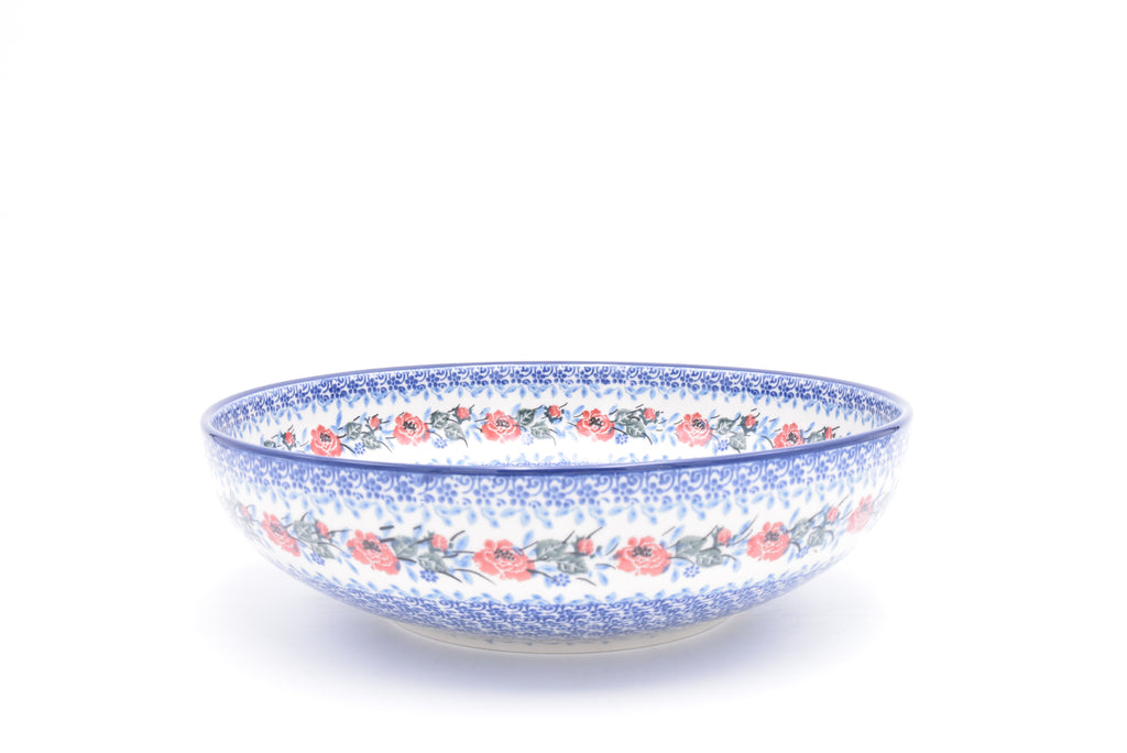 C36 Bunzlau Schaal laag 3214 - Blij Blauw Bunzlau