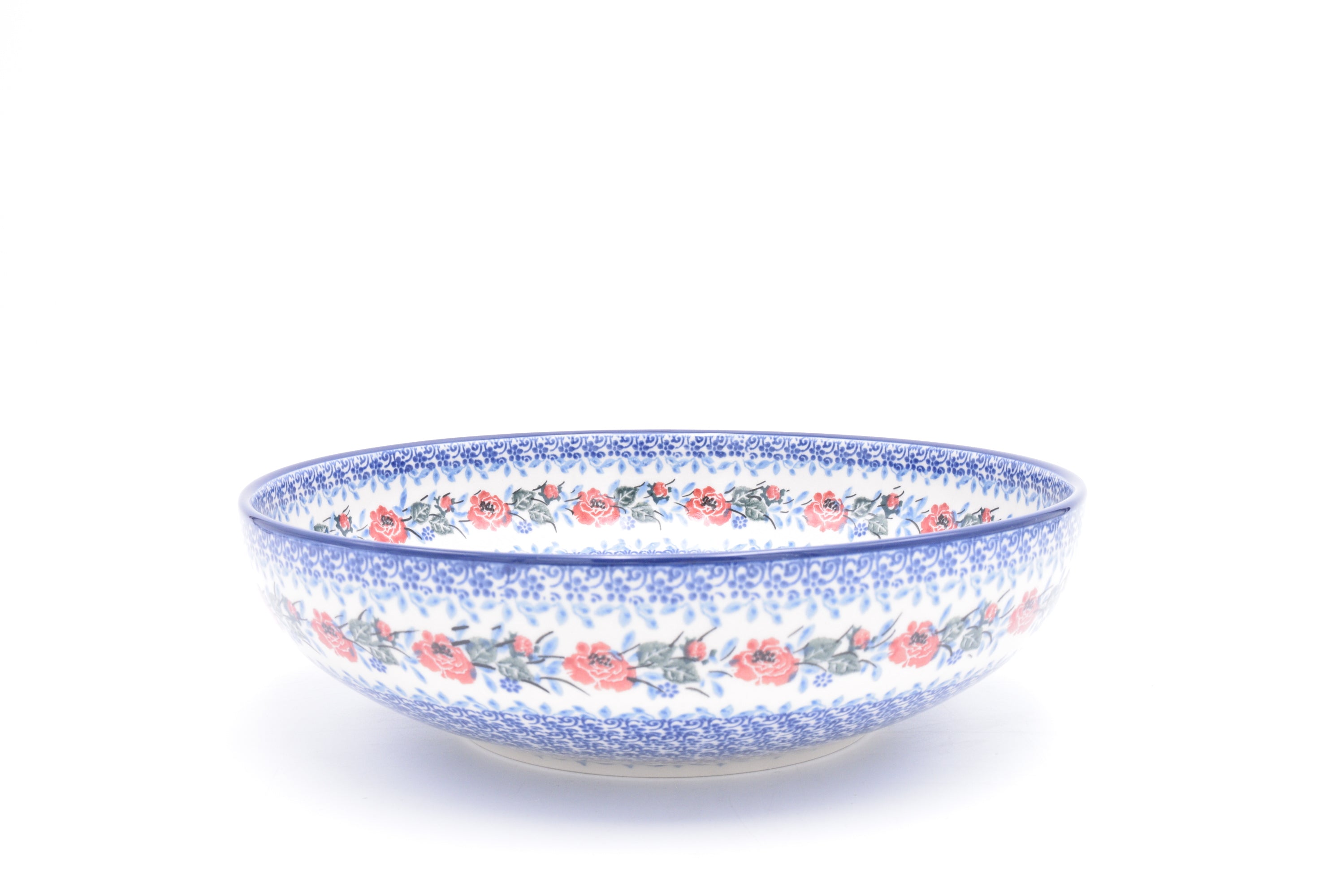 C36 Bunzlau Schaal laag 3214 - Blij Blauw Bunzlau