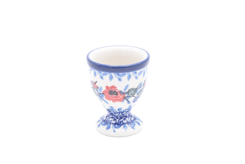 106 Bunzlau Eierdop 3214 - Blij Blauw Bunzlau
