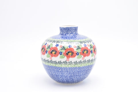 H32 Bunzlau Vaas 3219 - Blij Blauw Bunzlau