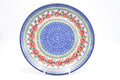 257 Bunzlau Dinerbord 3219 - Blij Blauw Bunzlau