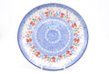 223 Bunzlau Dinerbord 3220 - Blij Blauw Bunzlau