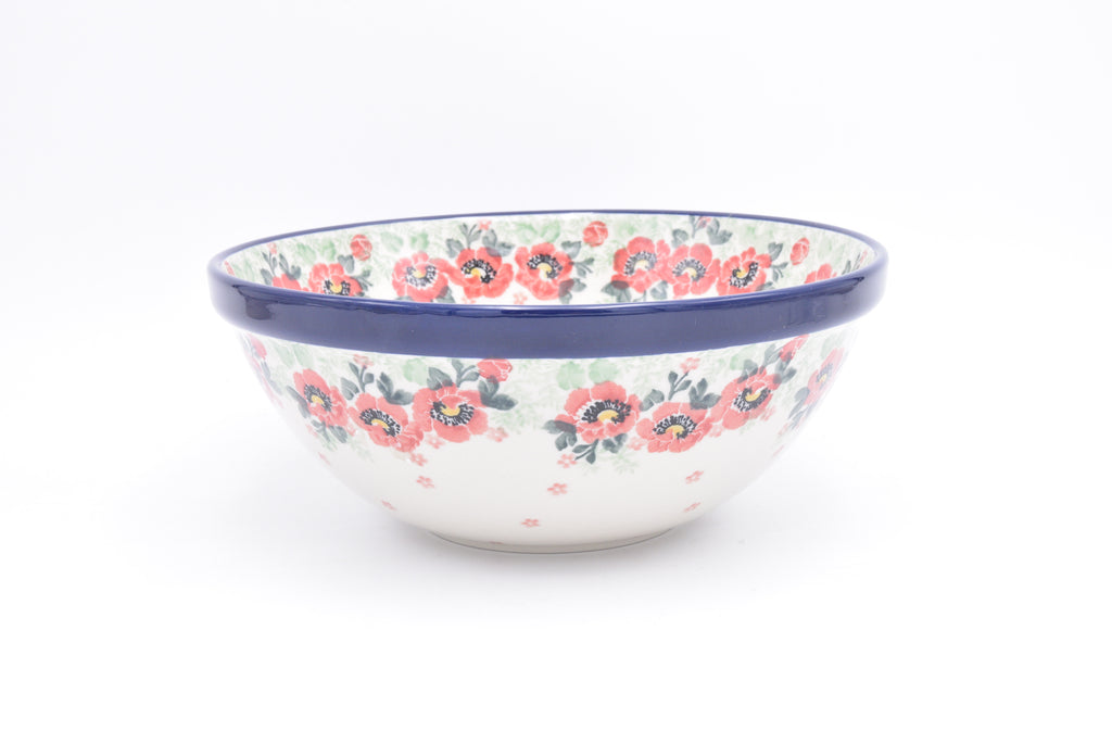 056 Bunzlau Nestschaal 3221 - Blij Blauw Bunzlau