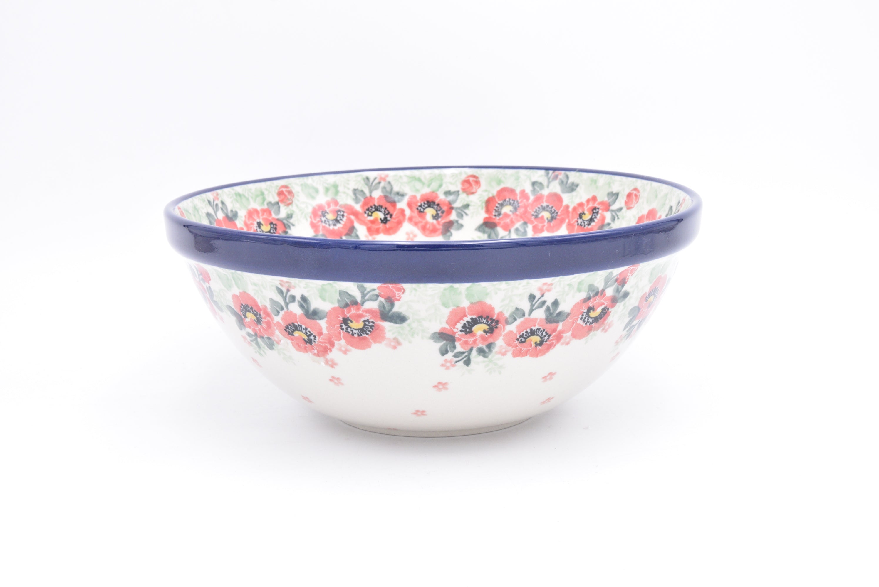 056 Bunzlau Nestschaal 3221 - Blij Blauw Bunzlau