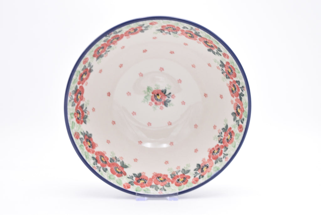 056 Bunzlau Nestschaal 3221 - Blij Blauw Bunzlau