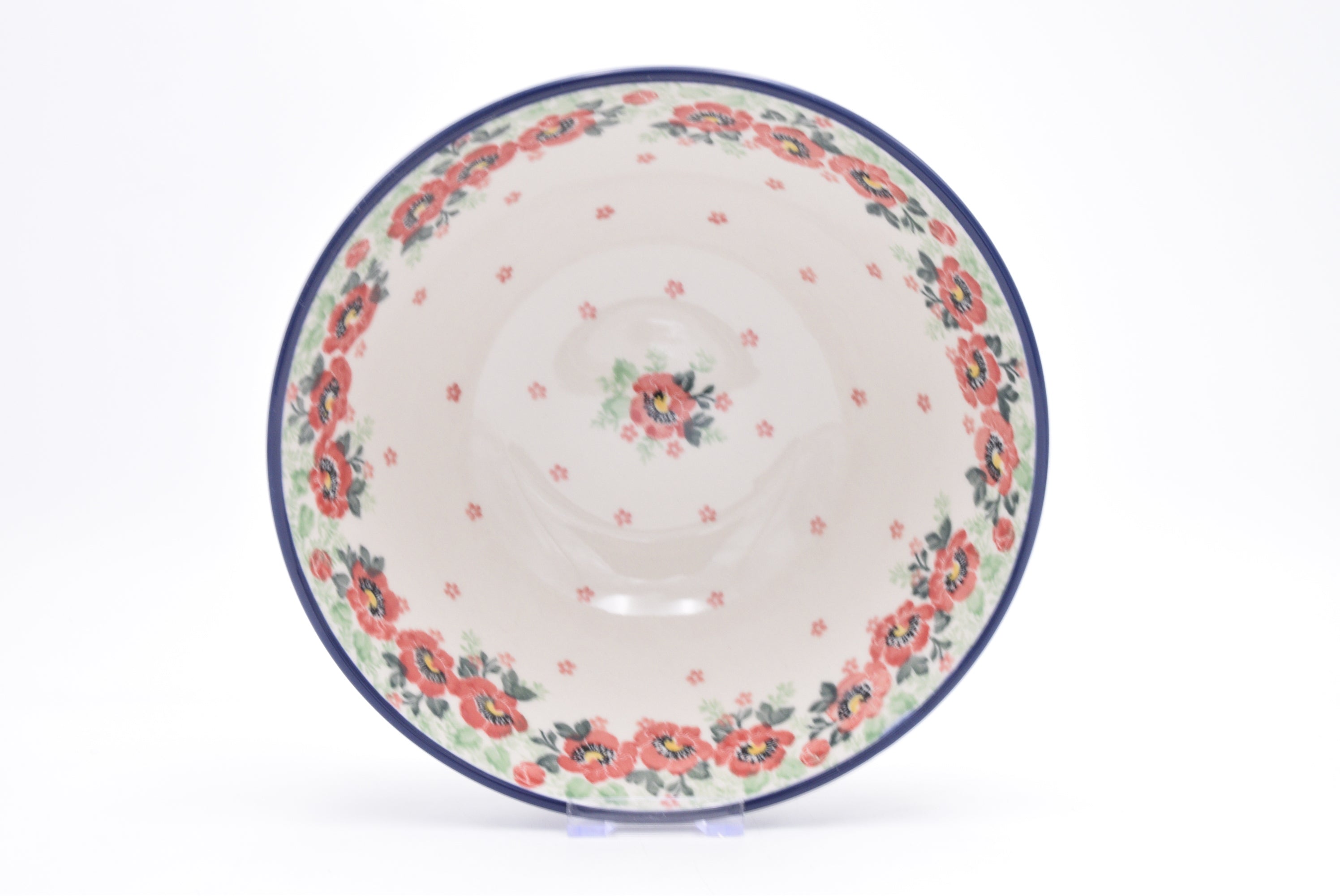 056 Bunzlau Nestschaal 3221 - Blij Blauw Bunzlau