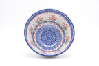 206 Bunzlau Schaal op voet 3223 - Blij Blauw Bunzlau