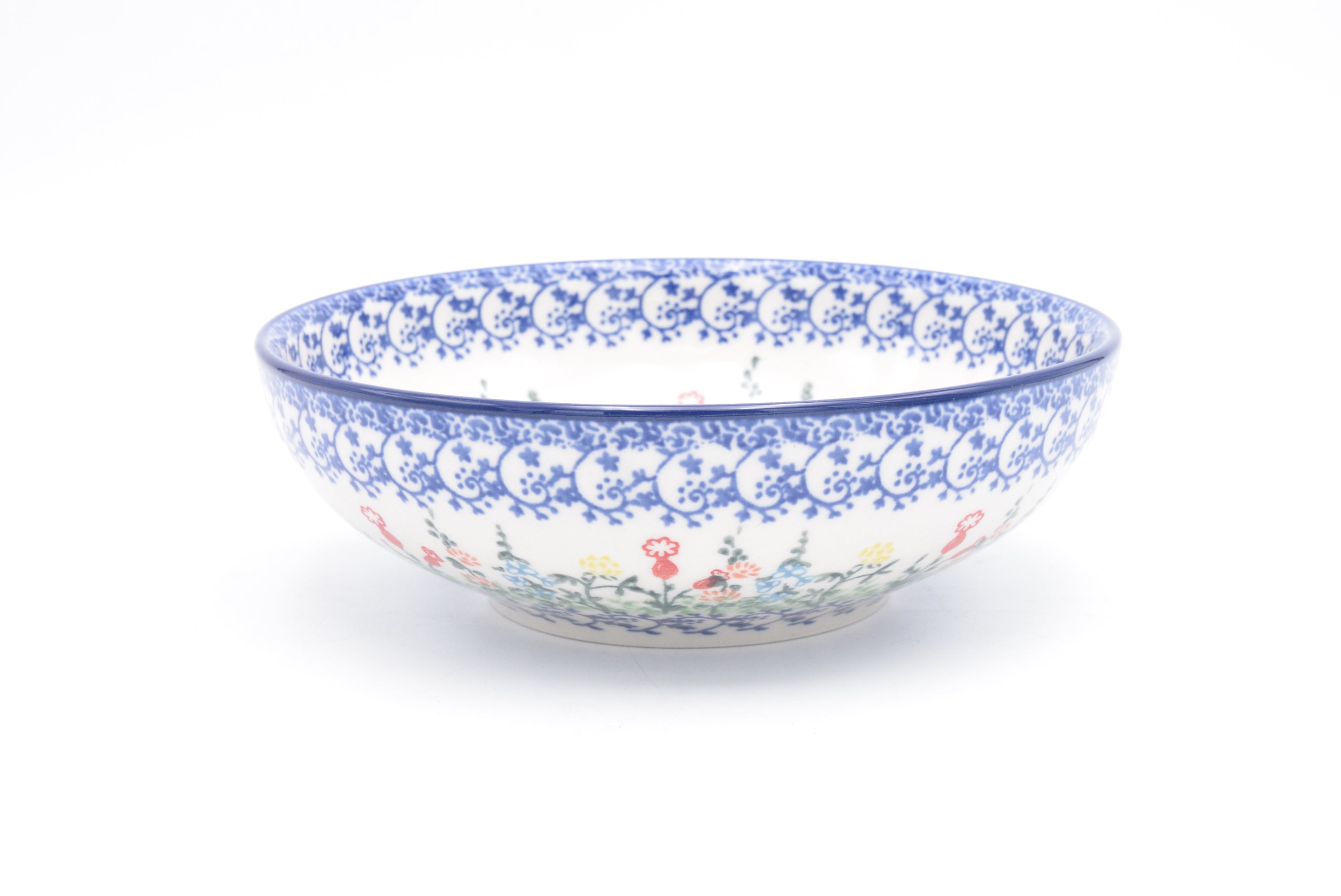 B90 Bunzlau Schaaltje laag 3230 - Blij Blauw Bunzlau