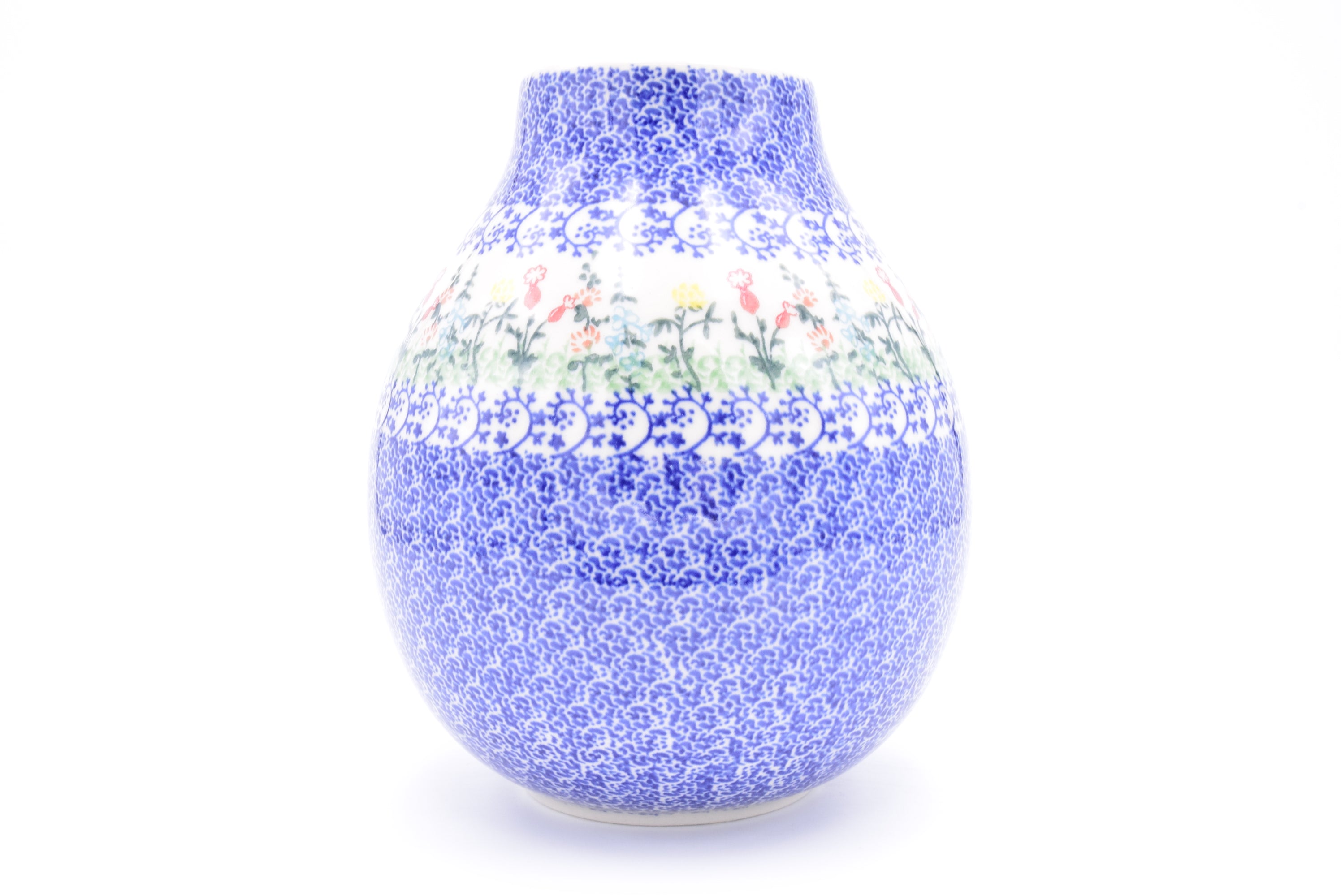 F15 Bunzlau Vaas 3230 - Blij Blauw Bunzlau