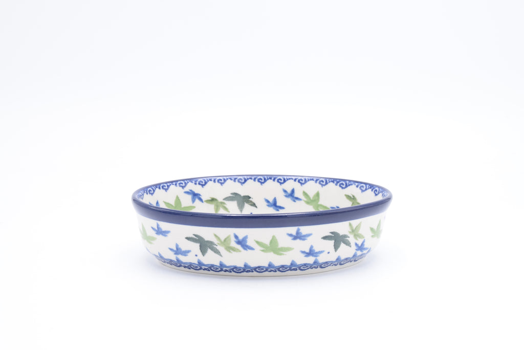 A35 Bunzlau Ovenschaal Ovaal 3235 - Blij Blauw Bunzlau