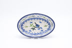 A35 Bunzlau Ovenschaal Ovaal 3235 - Blij Blauw Bunzlau