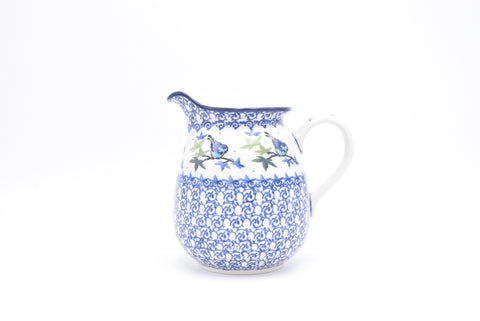 078 Bunzlau Schenkkan 3235 - Blij Blauw Bunzlau