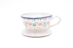 D04 Bunzlau koffiefilter 3239 - Blij Blauw Bunzlau