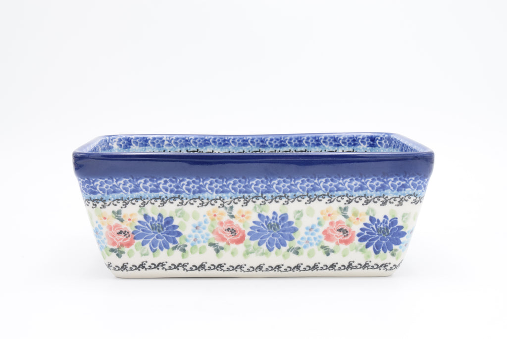 603 Bunzlau Cakevorm 3264 - Blij Blauw Bunzlau