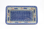 603 Bunzlau Cakevorm 3264 - Blij Blauw Bunzlau