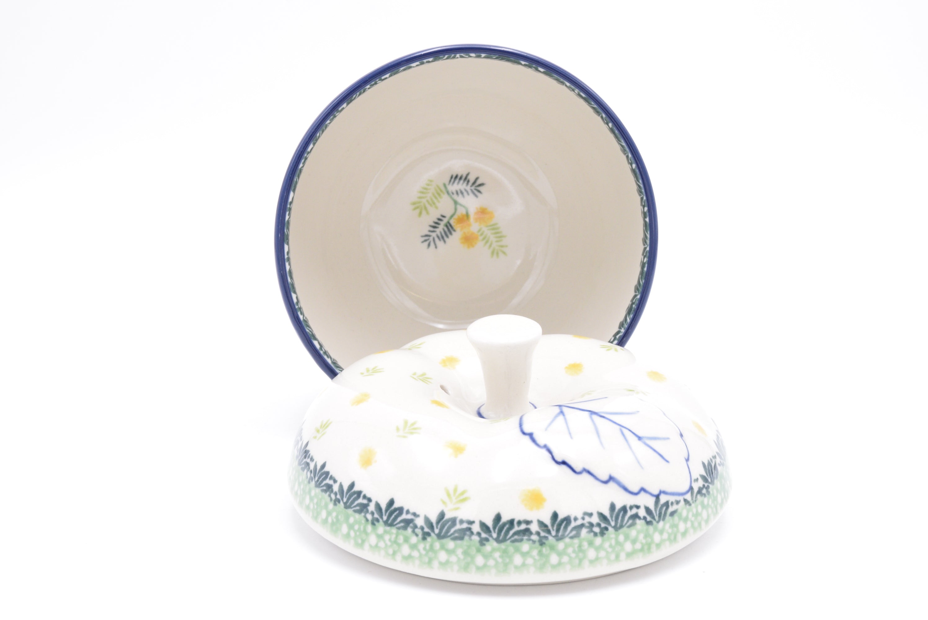 034 Appelpot 3265 - Blij Blauw Bunzlau