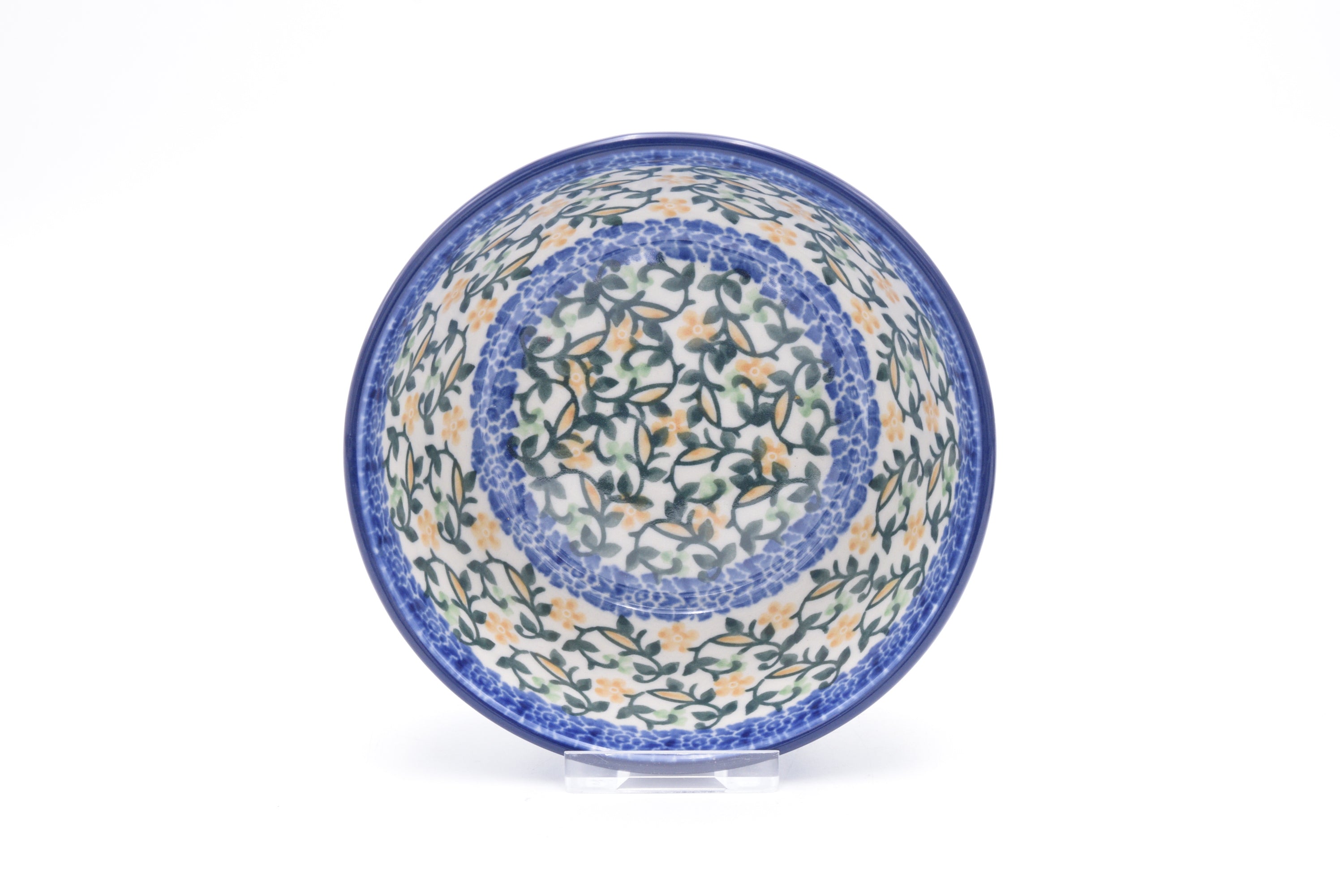 017 Bunzlau Ricebowl  3273 - Blij Blauw Bunzlau