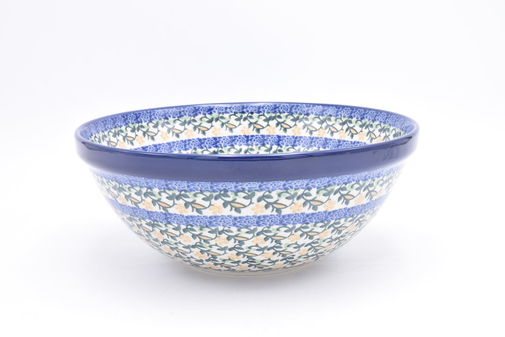 056 Bunzlau Nestschaal 3273 - Blij Blauw Bunzlau