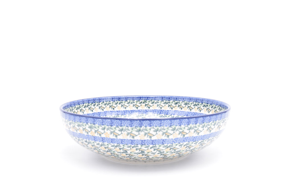C36 Bunzlau Schaal laag 3273 - Blij Blauw Bunzlau