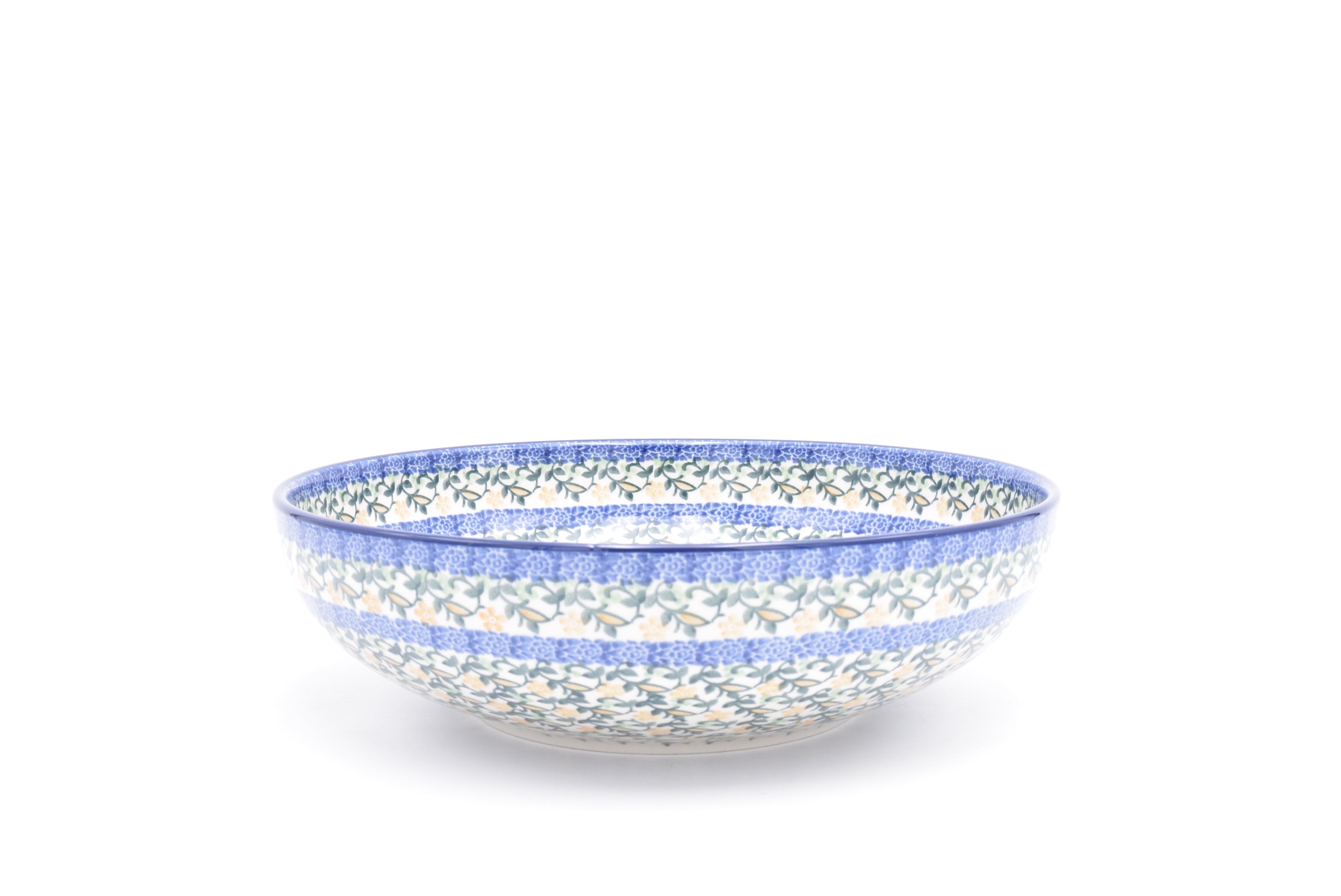 C36 Bunzlau Schaal laag 3273 - Blij Blauw Bunzlau