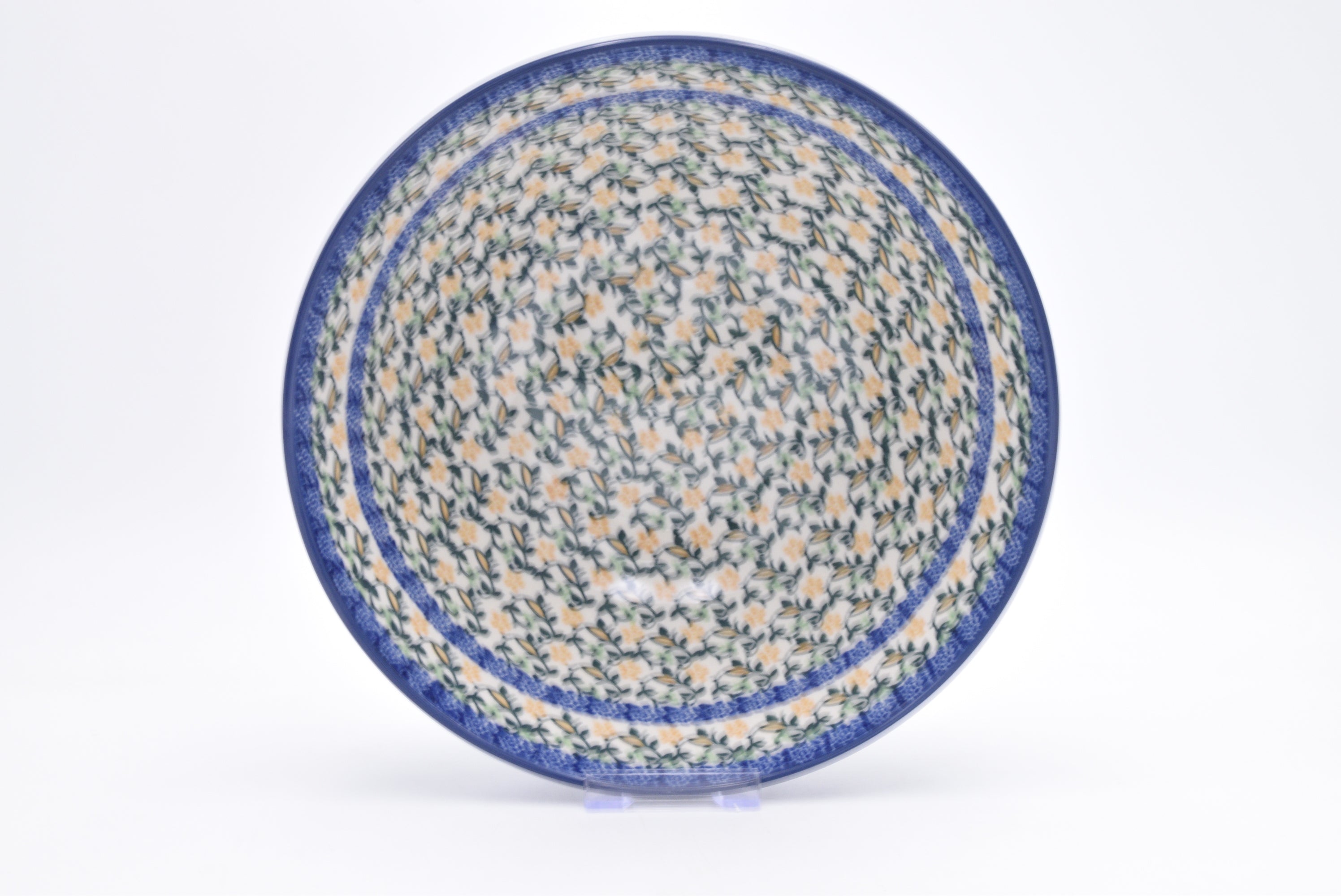 056 Bunzlau Nestschaal 3273 - Blij Blauw Bunzlau