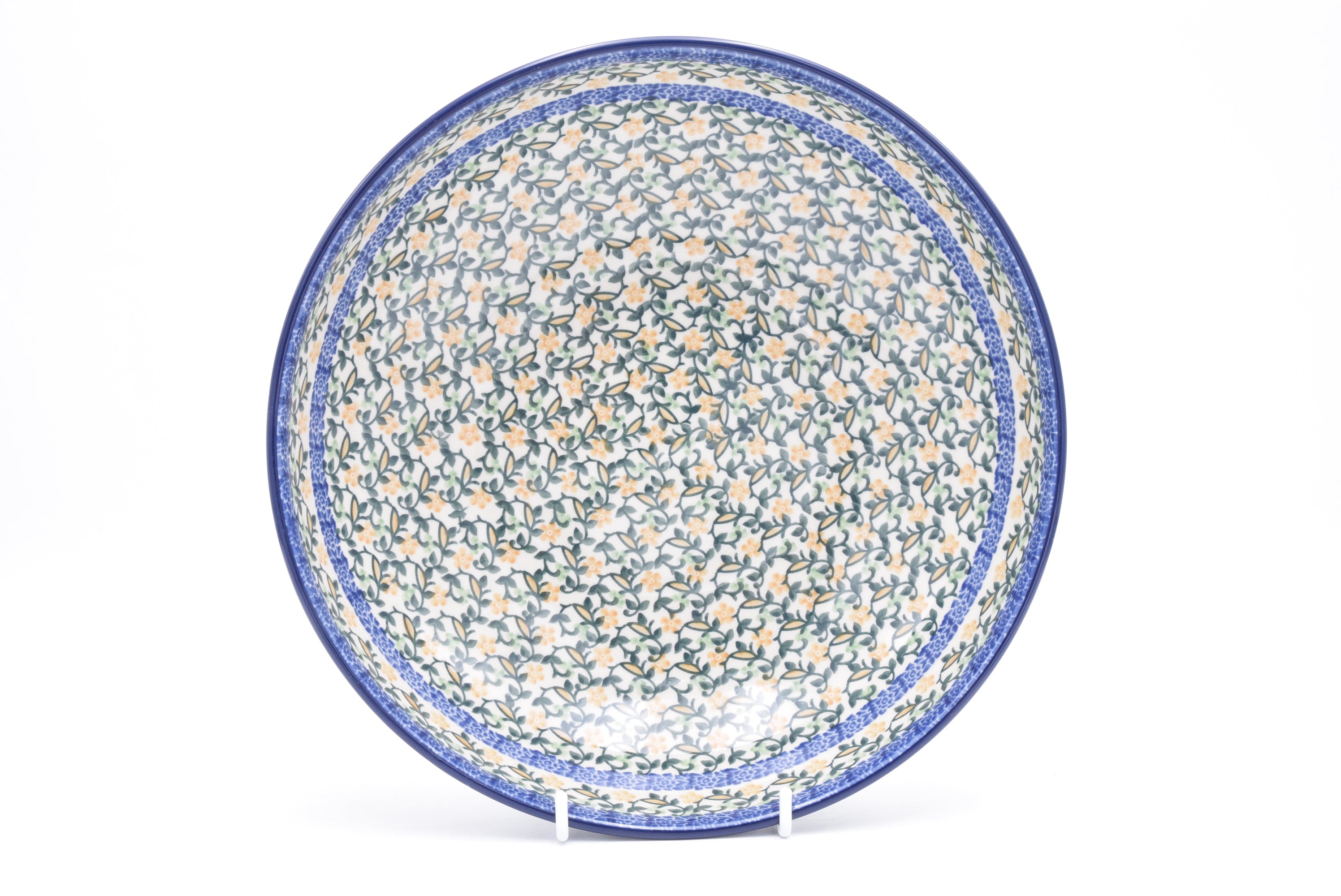C36 Bunzlau Schaal laag 3273 - Blij Blauw Bunzlau