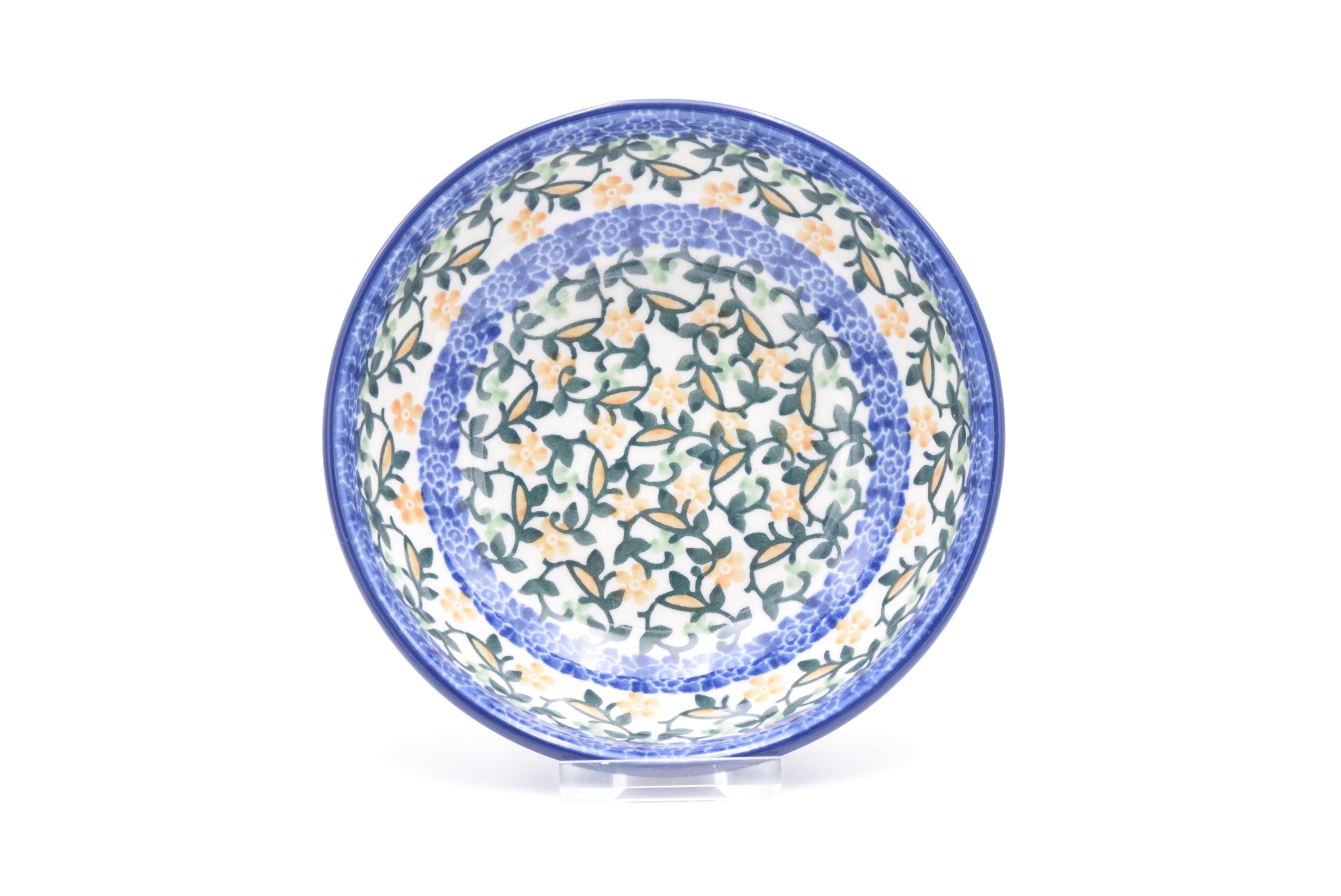 B89 Bunzlau Schaaltje laag 3273 - Blij Blauw Bunzlau