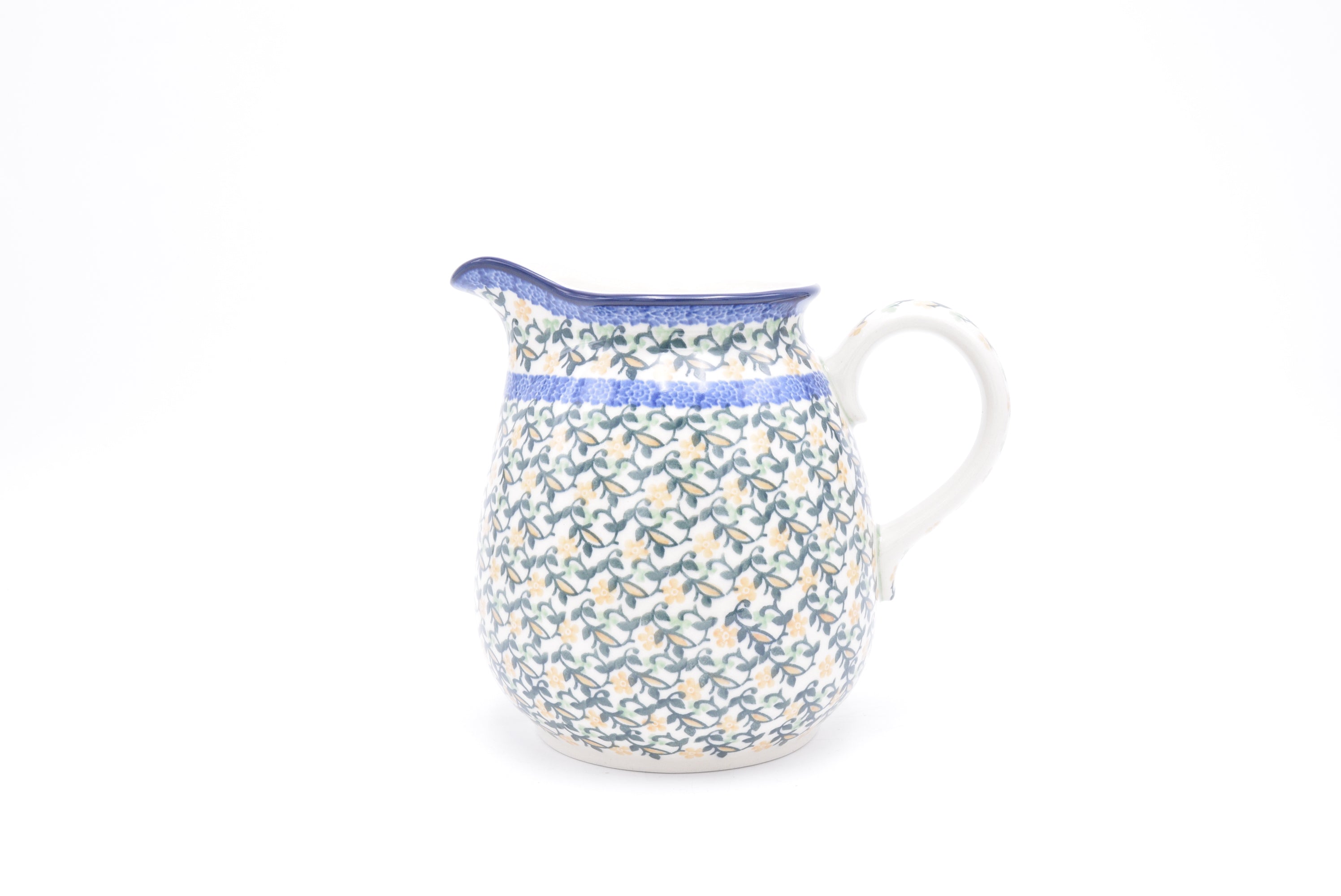 077 Bunzlau Schenkkan 3273 - Blij Blauw Bunzlau