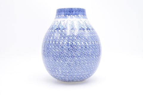 F14 Bunzlau Vaas 3277 - Blij Blauw Bunzlau